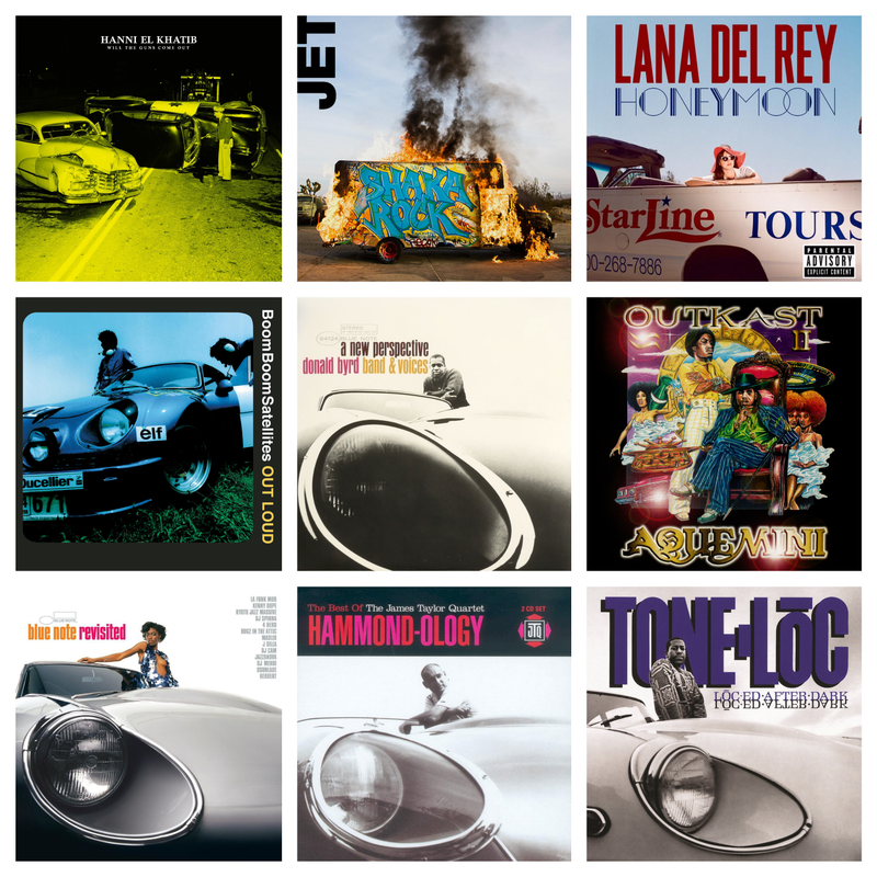 Illustration for article titled 100 cars on 100 more album covers